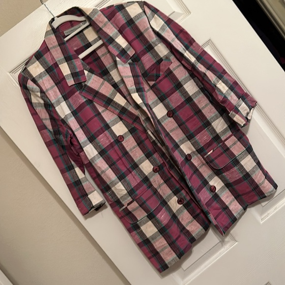 For Pete's Sake Blazer Women's size M/L Linen cotton blend / G-19 - Picture 2 of 9